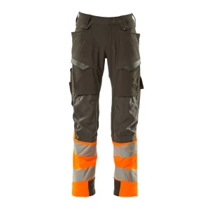 Mascot Pantalones De Trabajo Accelerate Safe 19179 Dark Anthracite / Hi-Vis Orange 58