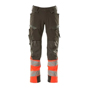 Mascot Pantalon De Travail Accelerate Safe 19179 Dark Anthracite / Hi-Vis Red 56