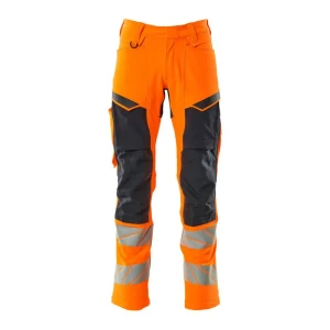 Mascot Pantalones De Trabajo Accelerate Safe 19479 Hi-Vis Orange / Dark Navy 56