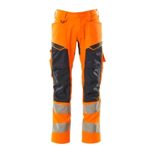 Mascot Pantalon De Travail Accelerate Safe 19579 Hi-Vis Orange / Dark Navy 54