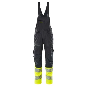 Mascot Combinaison Avec Poches Pour Genouillères Accelerate Safe 19669 Dark Navy / Hi-Vis Yellow 54