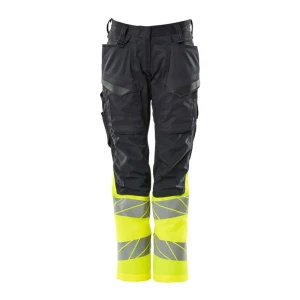 Mascot Pantalones De Trabajo Accelerate Safe 19678 Dark Navy / Hi-Vis Yellow 46