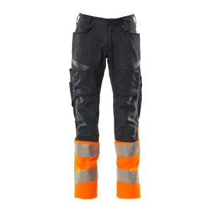Mascot Pantalon De Travail Accelerate Safe 19679 Dark Navy / Hi-Vis Orange 66