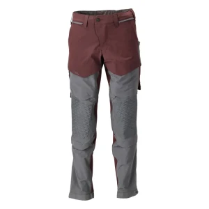Mascot Pantalon De Travail Customized 22279 Bordeaux / Stone Grey 44