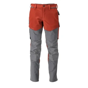 Mascot Pantalon De Travail Customized 22379 Autumn Red / Stone Grey 58