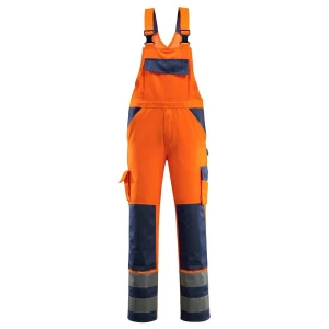Mascot Combinaison Avec Poches Pour Genouillères Safe Compete 07169 Hi-Vis Orange / Navy 52