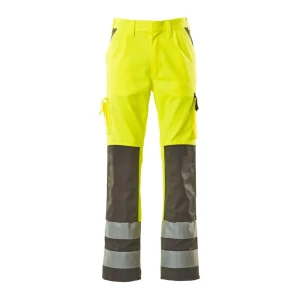 Mascot Pantalones De Trabajo Safe Compete 07179 Hi-Vis Yellow / Anthracite 62