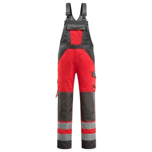 Mascot Combinaison Avec Poches Pour Genouillères Safe Light 15969 Hi-Vis Red / Dark Anthracite 58