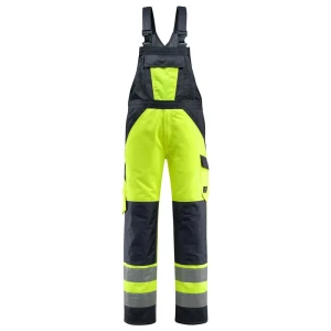 Mascot Combinaison Avec Poches Pour Genouillères Safe Light 15969 Hi-Vis Yellow / Dark Navy 58