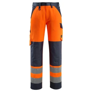 Mascot Pantalones De Trabajo Safe Light 15979 Hi-Vis Orange / Dark Navy 58