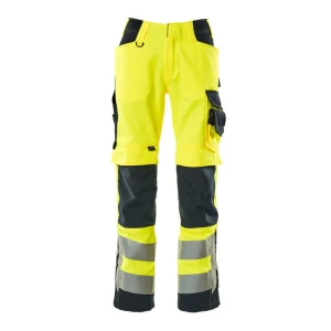 Mascot Pantalon De Travail Safe Supreme 15579 Hi-Vis Yellow / Dark Navy 62