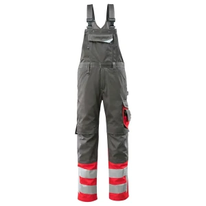 Mascot Combinaison Avec Poches Pour Genouillères Safe Supreme 15669 Dark Anthracite / Hi-Vis Red 48