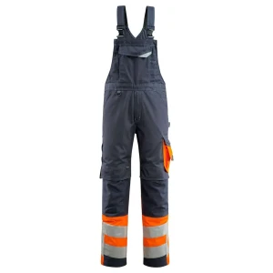 Mascot Combinaison Avec Poches Pour Genouillères Safe Supreme 15669 Dark Navy / Hi-Vis Orange 44