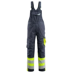 Mascot Combinaison Avec Poches Pour Genouillères Safe Supreme 15669 Dark Navy / Hi-Vis Yellow 50