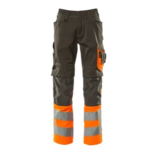 Mascot Pantalones De Trabajo Safe Supreme 15679 Dark Anthracite / Hi-Vis Orange 51