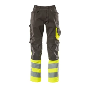 Mascot Pantalon De Travail Safe Supreme 15679 Dark Anthracite / Hi-Vis Yellow 54