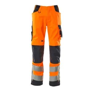 Mascot Pantalon De Travail Safe Supreme 20879 Hi-Vis Orange / Dark Navy 47