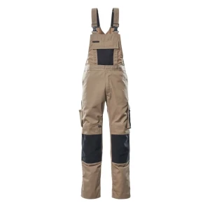 Mascot Combinaison Avec Poches Pour Genouillères Unique 12169 Light Khaki / Black 52