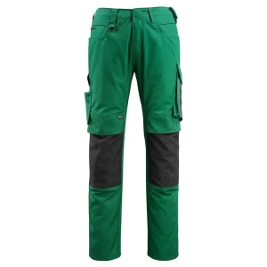 Mascot Pantalones De Trabajo Unique 12679 Green / Black 52