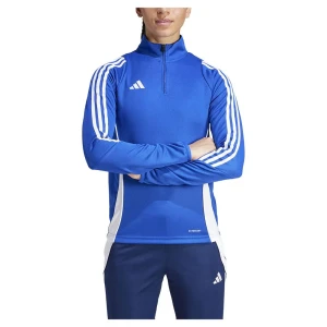 Adidas Sweat à Demi-zip Tiro24 Team Royal Blue / White 2XS Femme