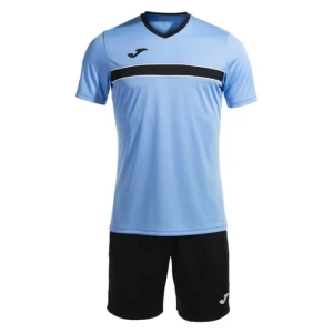 Joma Ensemble à Manches Courtes Victory Light Blue / Black 4-5 Années Garçon,Fille