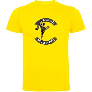 Kruskis T-shirt à Manches Courtes Art Of Fight Yellow XL