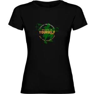 Kruskis T-shirt à Manches Courtes Believe Black M