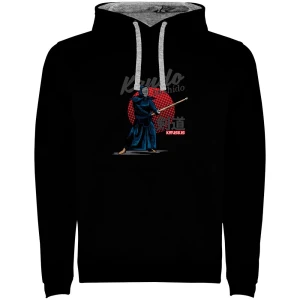 Kruskis Sweat à Capuche Bushido Bicolor Black / Grey XL