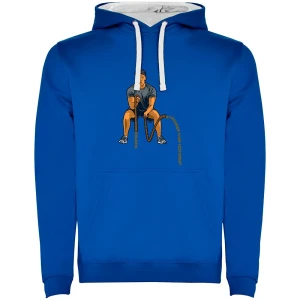 Kruskis Sweat à Capuche Crossfit Ropes Bicolor Royal Blue / White M