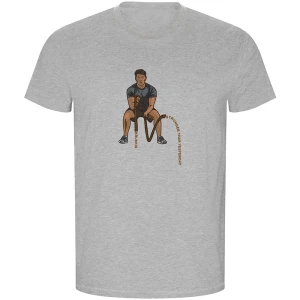 Kruskis T-shirt à Manches Courtes Crossfit Ropes Eco Heather Grey XL