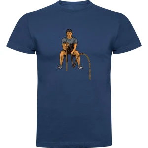 Kruskis T-shirt à Manches Courtes Crossfit Ropes Denim Blue 3XL