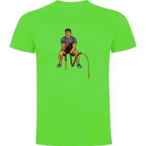 Kruskis T-shirt à Manches Courtes Crossfit Ropes Light Green 2XL
