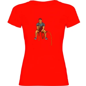 Kruskis T-shirt à Manches Courtes Crossfit Ropes Red M