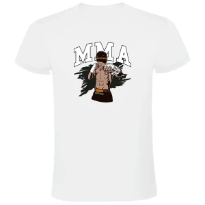 Kruskis T-shirt à Manches Courtes Fighter White 3XL
