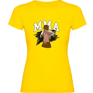 Kruskis T-shirt à Manches Courtes Fighter Yellow M