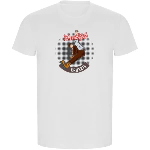 Kruskis T-shirt à Manches Courtes Freestyle Rollers Eco White 2XL Homme