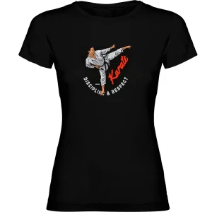 Kruskis T-shirt à Manches Courtes Karate Black L
