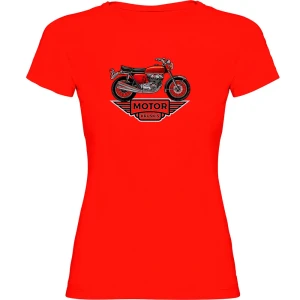 Kruskis Camiseta De Manga Corta Motor Red XL