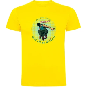 Kruskis T-shirt à Manches Courtes No Obstacles Yellow 3XL