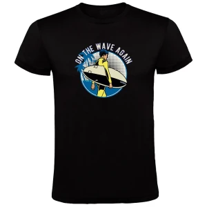 Kruskis T-shirt à Manches Courtes On The Wave Black XL Homme