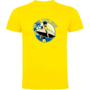 Kruskis T-shirt à Manches Courtes On The Wave Yellow 3XL Homme