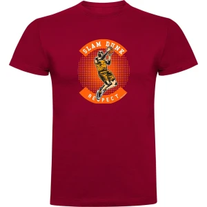 Kruskis T-shirt à Manches Courtes Player Respect Dark Red 3XL Homme