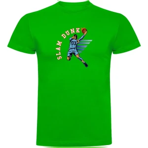 Kruskis T-shirt à Manches Courtes Slam Dunk Green S Homme
