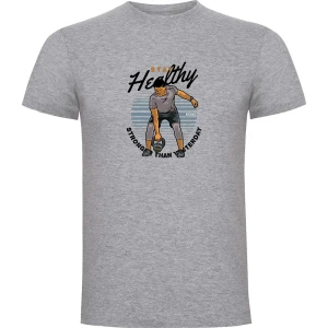 Kruskis T-shirt à Manches Courtes Stay Healthy Heather Grey 3XL