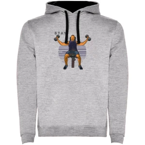 Kruskis Sweat à Capuche Stay Strong Bicolor Heather Grey / Black 3XL