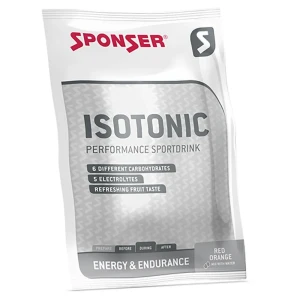 Sponser Sport Food Boîte De Monodose Isotonique Rouge Orange 52g 20 Unités
