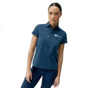 Born Living Yoga Polo à Manches Courtes Movistar Sea Blue L
