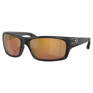 Costa Lunettes De Soleil Polarisées Jose Pro Matte Black Gold Mirror 580G unisex