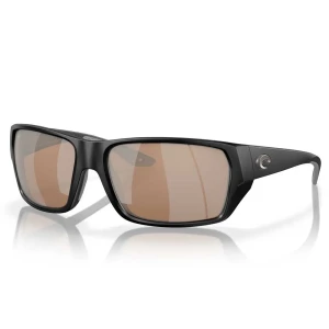 Costa Lunettes De Soleil Polarisées Tailfin Matte Black 5 Copper Silver Mirror 580G/CAT2 unisex