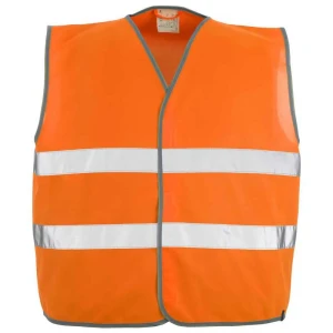 Mascot Gilet De Sécurité Safe Classic 50187 Traffic 10 Unités Hi-Vis Orange XS-S